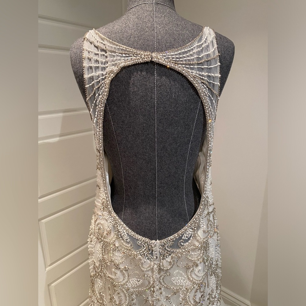 NEW Wedding Dress with Mermaid cut size 12-14 - Picture 7 of 10